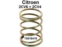 Citroen-DS-11CV-HY - Stößelrohr Feder für Citroen 2CV4+6. Or. Nr.: 75516419
