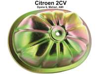 Citroen-2CV - Ventildeckel Nachbau, verzinkt, für Citroen 2CV4 + 2CV6. Or.Nr. 75478957. Der Ventildecke