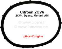 Citroen-2CV - Ventildeckeldichtung für Citoen 2CV6 + 2CV4. Material Gummi. Hersteller: Original GLASER.