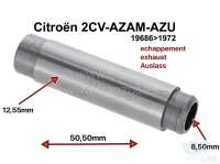 Citroen-2CV - Ventilführung Auslass für Citroen 2CV-AZAM,AZU. Verbaut von 1968 bis 1972. 8,00mm Innend