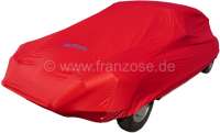Alle - Autocover in rot, für Citroen DS. Kunstfaser, luftdurchlässig, staubbindend. Speziell f