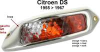 Alle - Blinker vorne links komplett. Passend für Citroen DS, von Baujahr 1955 bis 1967. Der Blin