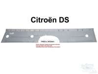 Citroen-DS-11CV-HY - Bodenblech Rand rechts (mit Sicken) breit. Über die komplette Länge. Passend für Citroe