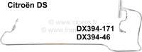 Citroen-2CV - Hydraulikleitung - Zulaufleitung, vorne. Passend für Citroen DS. Or. Nr. DX394-171, DX394