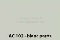 Citroen-2CV - Sprühlack 400ml, AC 102- DS 62-66 Blanc Paros Bitte innerhalb 6 Monate aufbrauchen!