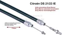 Citroen-DS-11CV-HY - Kick-Down Seilzug, für Borg Warner Automatikgetriebe. Passend für Citroen DS 21/23 IE. L