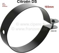 Citroen-DS-11CV-HY - Frischluftschlauch (Heizung) Schelle (Halterung), für 103mm Schlauch Durchmesser (montier