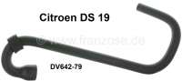 Citroen-DS-11CV-HY - Heizungskühlerschlauch. Passend für Citroen DS 19. Or. Nr. DV642-79