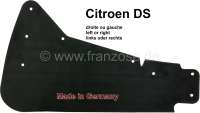 Citroen-DS-11CV-HY - Heckabschluss, Schmutzfänger links + rechts passend, montiert am Heckabschlussblech. Für