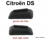 citroen ds 11cv hy karosserieabdichtungen dichtungsgummi set unten links rechts an b saeule tueranschlag abdichtung P35991 - Bild 1