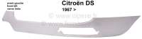 Citroen-DS-11CV-HY - Kotflügel vorne links. Reparaturblech (Aussenblech) für die Blinkeraufnahme (unter den S