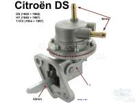 Citroen-DS-11CV-HY - Benzinpumpe komplett aus Metall. Langer Betätigungshebel (ca. 43mm). Passend für Citroen