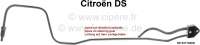 Citroen-2CV - Hydraulikleitung auf dem Lenkgetriebe (Servolenkung - Zahnstangengehäuse). Passend für C