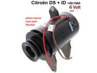Citroen-DS-11CV-HY - Lichtmaschine, Neuteil (Gleichstrom). Passend für Citroen DS19 + ID19. 6 Volt! 50A. Neute