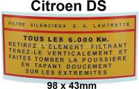 Citroen-DS-11CV-HY - Aufkleber 