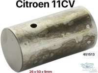 Citroen-DS-11CV-HY - Stößelbecher mit Bohrung, passend für Citroen 11CV + 15CV. Maße: 26 x 50 x 9mm. Or.Nr.