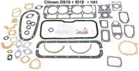 Citroen-DS-11CV-HY - Motordichtsatz incl. Zylinderkopfdichtung, passend für Citroen DS 19 + ID19, verbaut bis 