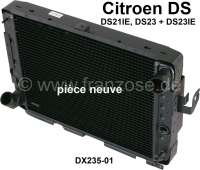 Citroen-DS-11CV-HY - Kühler, Neuteil. Passend für Citroen DS21IE, DS 23 Vergaser + 23IE. Or. Nr. DX235-01. Ei