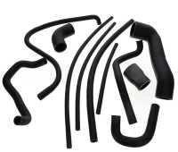 Citroen-DS-11CV-HY - Kühlerschlauch Set aus Silikon! Passend für Citroem DS 21 IE + DS 23 IE. Diesee komplett