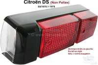 Sonstige-Citroen - Rücklichtkappe, passend für Citroen DS Non Pallas. Farbe: schwarz. Links oder rechts pas