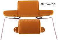 Citroen-2CV - Kopfstütze breit, passend für Citroen DS (2-teilig). Ocker (caramel), farblich passend z