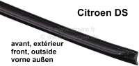 Citroen-2CV - Fensterschachtdichtung außen, für die vordere Tür. Länge: 775mm. Passend für Citroen 