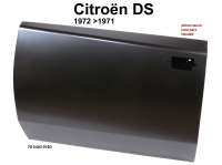 Citroen-DS-11CV-HY - Tür hinten links (Neuteil). Passend für Citroen DS, ab Baujahr 1971 (versenkte Türgriff