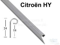 Citroen-DS-11CV-HY - Aussenscharnierleiste (Female) Citroen HY. Für die Motorhaube, Seitenklappen, Heckklappe.