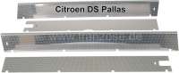 Citroen-DS-11CV-HY - Schwellerverkleidungssatz außen, seitlich, aus Edelstahl. Passend für Citroen DS Pallas.