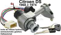 citroen ds 11cv hy zuendschloesser zuendschloss halbautomatisches getriebe stecker P33130 - Bild 1