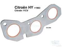 Citroen-DS-11CV-HY - Dichtung, zwischen Einlass + Auslasskrümmer + Zylinderkopf. Passend für Citroen 11CV + C
