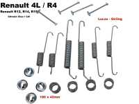 Alle - Bremsbacken Montagesatz (hinten). Bremssystem: Lucas-Girling. Passend für Renault R4, R5,