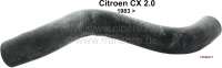 Sonstige-Citroen - CX, Kühlerschlauch unten. Passend für Citroen CX 2,0L, ab Baujahr 1983. Or. Nr. 75529417