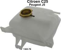 Citroen-2CV - J5/C25/Ducato, Kühlerausgleichbehälter. Passend für Citroen C25, Peugeot J5, Fiat Ducat