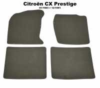 citroen teppichsaetze fussmatten cx fussmattensatz velour exellence 4 teilig hinten vorne hellgrau P42444 - Bild 1