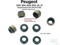 Peugeot - Ventilschaftdichtungen. Passend für Peugeot 204, 304, 305, 404, 504, J5, J7. Citroen CX, 