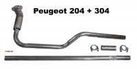 peugeot auspuffanlage p 204304 auspuffrohr vorne solo anschluss kruemmer P72465 - Bild 1