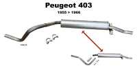 peugeot auspuffanlage p 403 schalldaempfer hinten limousine P72308 20260311190125 - Bild 1