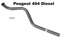peugeot auspuffanlage p 404d kruemmerrohr auspuffrohr vorne 404 diesel nr 170166 P72632 - Bild 1