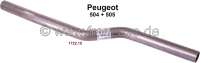 peugeot auspuffanlage p 504505 auspuffrohr mitte fahrzeuge 2 schalldaempfer P72325 - Bild 1