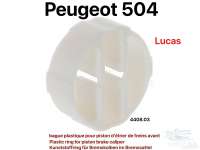 Peugeot - P 504, Kunststoffring für Kolben Bremssattel Lucas-Girling (vorne). Passend für Peugeot 