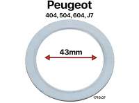 Peugeot - P 404/504/604, Krümmerrohrdichtung oben (Verbindung Auspuffrohr an den Auslasskrümmer). 