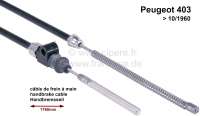peugeot handbremsseile p 403 handbremsseil 101960 lnge gesamt ca 1760mm P74430 - Bild 1