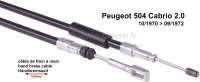 peugeot handbremsseile p 504 cabrio 20 handbremsseil links rechts P74487 - Bild 1