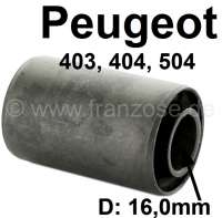 Alle - P 403/404/504, Silentbuchse Aufnahme Blattfeder an der Hinterachse, Peugeot 403, Peugeot 4
