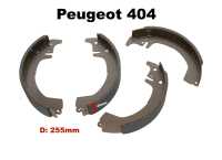 peugeot hinterradbremse hydraulikteile p 404 bremsbacken hinten P72600 20260310130751 - Bild 1