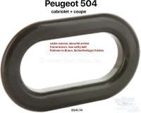 Peugeot - P 504C, Abdeckung (Rahmen) in braun, für die Gurtduchrführung in der Hutablage. Passend 
