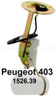 Peugeot - P 403, Tankgeber. Passend für Peugeot 403. Or. Nr. 1526.39