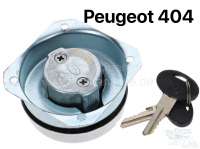 Peugeot - Tankdeckel verchromt, abschließbar Peugeot 404