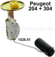 Peugeot / 204 + 304 / Kraftstoffanlage + Zubehör